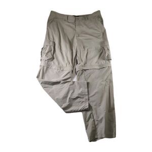 Rugged Exposure Convertible Nylon Cargo Pants Men’s 40x32 (XL) 9119 Khaki Tan